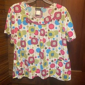 EUC Cherokee Scrub Top 3X